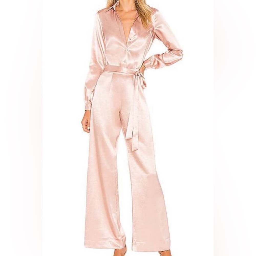 Revolve Rose Quartz Silk Outfit